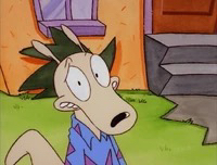 Scared Rocko Blank Meme Template