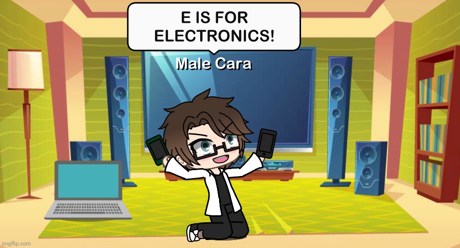 Male Cara has his Chromebook, his PC and his 2 iPhones! | image tagged in pop up school 2,pus2,x is for x,male cara,electronics | made w/ Imgflip meme maker