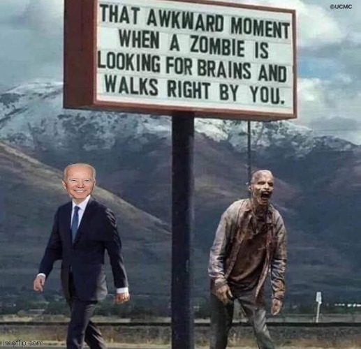 Zombie bait Biden | image tagged in biden zombie bait | made w/ Imgflip meme maker