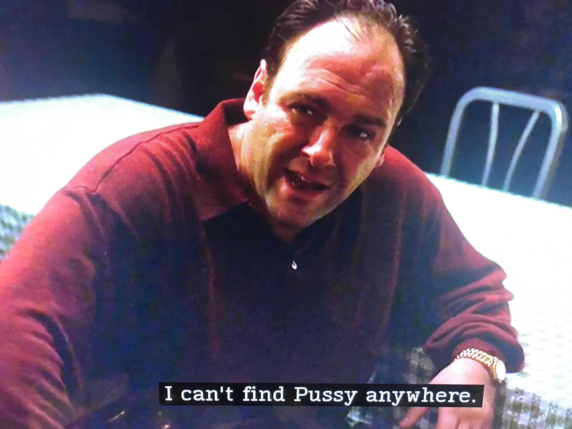 Tony soprano I can’t find Blank Meme Template