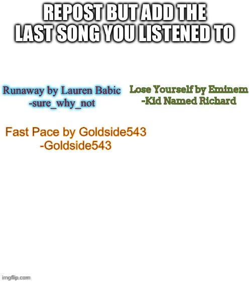 Fast Pace by Goldside543
-Goldside543 | made w/ Imgflip meme maker
