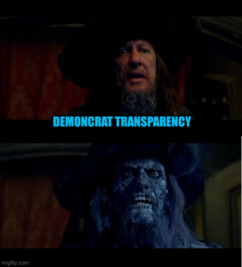 Ya' Scurvy Scum | DEMONCRAT TRANSPARENCY | image tagged in you best start believin in ghost stories,political meme,politics,funny memes,memes | made w/ Imgflip meme maker
