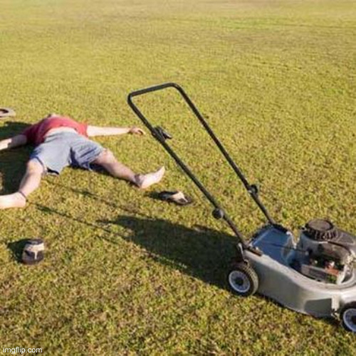 Heat Wave Mowing | image tagged in heat wave mowing | made w/ Imgflip meme maker