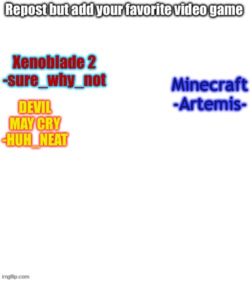 DEVIL MAY CRY
-HUH_NEAT | made w/ Imgflip meme maker