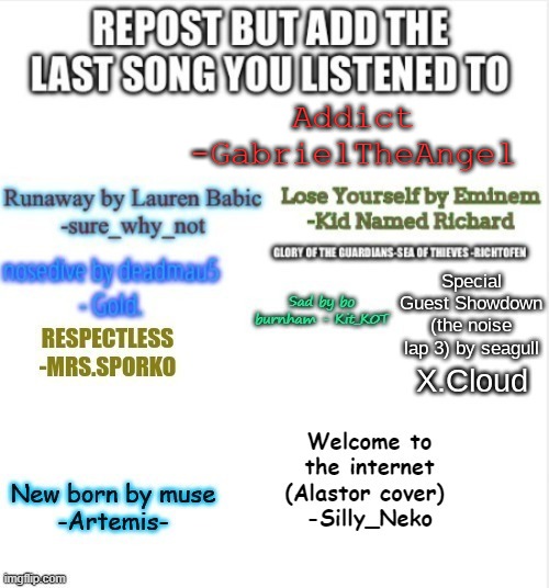 Addict
-GabrielTheAngel | made w/ Imgflip meme maker