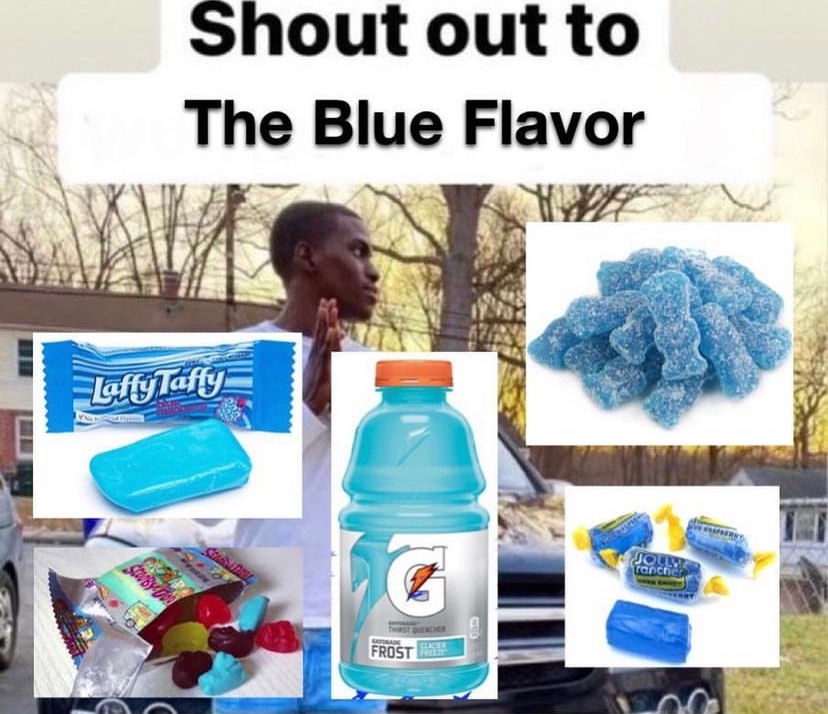 Shoutout to blue flavor Blank Meme Template