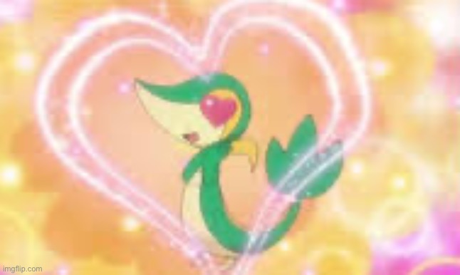Snivy in love | image tagged in snivy in love | made w/ Imgflip meme maker