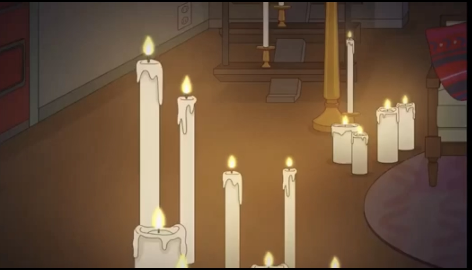 Candle room Blank Meme Template