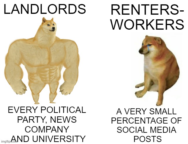 Free-Range Feudalism Propaganda Newsletter Meme Deposit | LANDLORDS; RENTERS-
WORKERS; EVERY POLITICAL 
PARTY, NEWS 
COMPANY 
AND UNIVERSITY; A VERY SMALL 
PERCENTAGE OF 
SOCIAL MEDIA 
POSTS | image tagged in slaves,brainwashed,brainwashing,conspiracy theory,conspiracy,it's a conspiracy | made w/ Imgflip meme maker