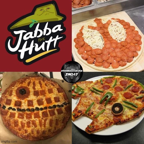 Jabba's New Pizza Place | image tagged in vince vance,pizza hut,jabba the hutt,star wars,death star,memes | made w/ Imgflip meme maker