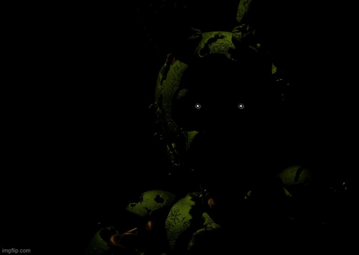 Springtrap staring | image tagged in springtrap staring | made w/ Imgflip meme maker
