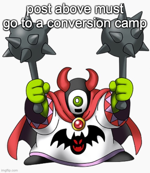 wrecktor | post above must go to a conversion camp | image tagged in wrecktor | made w/ Imgflip meme maker