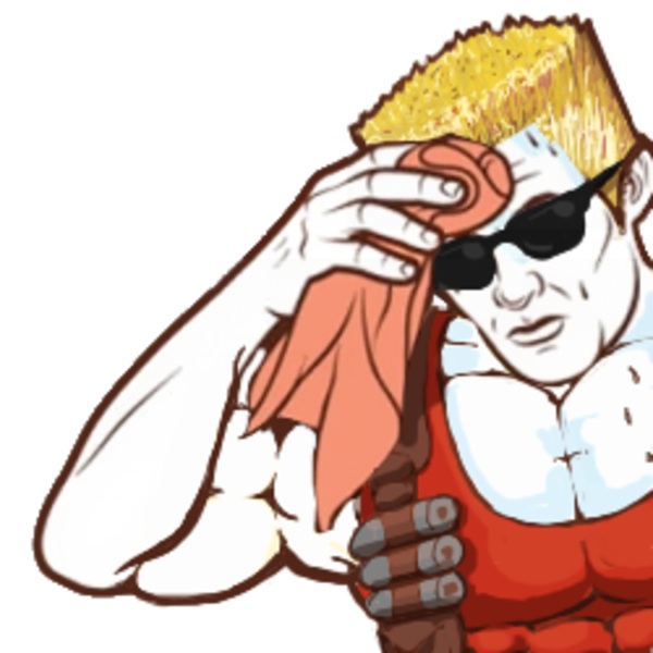 High Quality Duke Nukem sweating towel Blank Meme Template