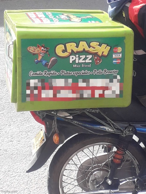now i know what happened to crash bandicoot he started a pizza business here in colombia | made w/ Imgflip meme maker