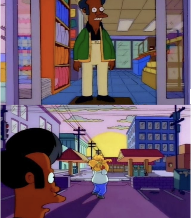 Apu: Still there goes the best damn Blank Template - Imgflip