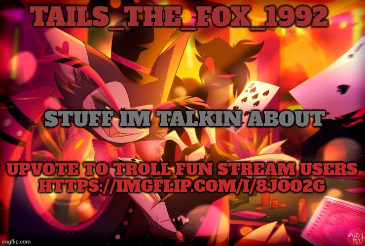 Tails's husk template | UPVOTE TO TROLL FUN STREAM USERS
HTTPS://IMGFLIP.COM/I/8JOO2G | image tagged in tails's husk template | made w/ Imgflip meme maker