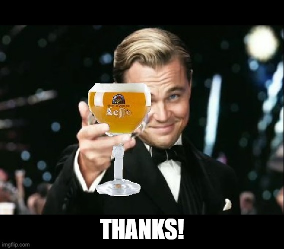 THANKS! | made w/ Imgflip meme maker