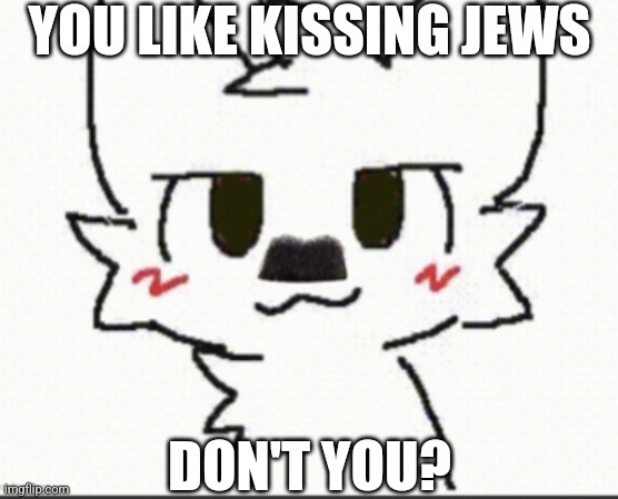 YOU LIKE KISSING JEWS; DON'T YOU? | made w/ Imgflip meme maker