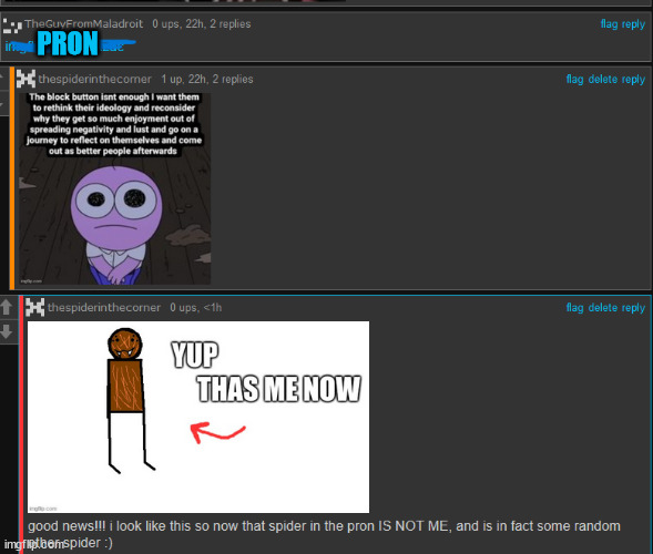 good news!!! | PRON | made w/ Imgflip meme maker
