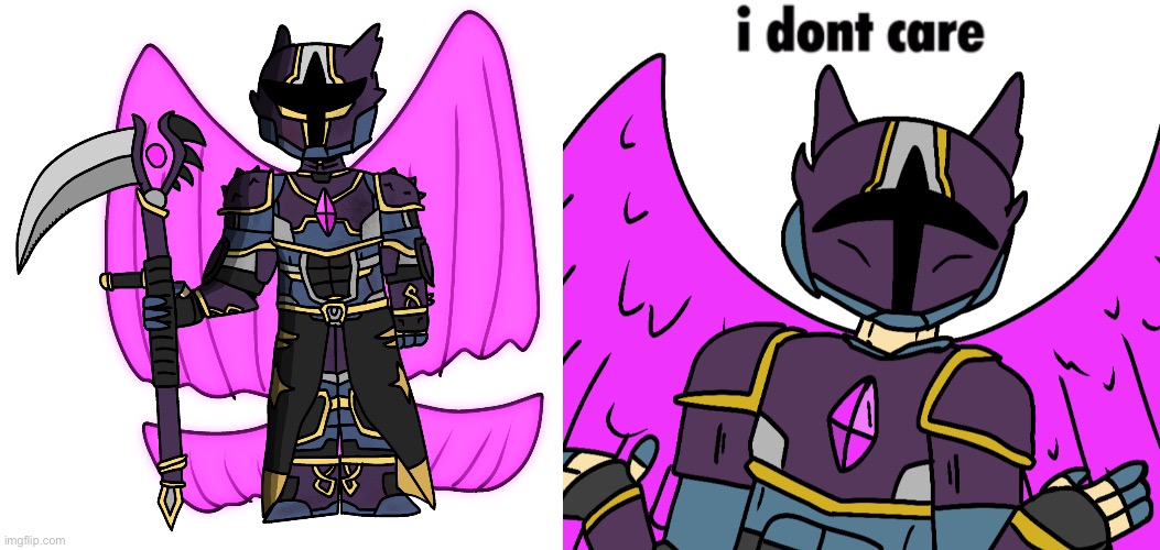 image tagged in supernova v4 imgflip-bossfights,i dont care | made w/ Imgflip meme maker