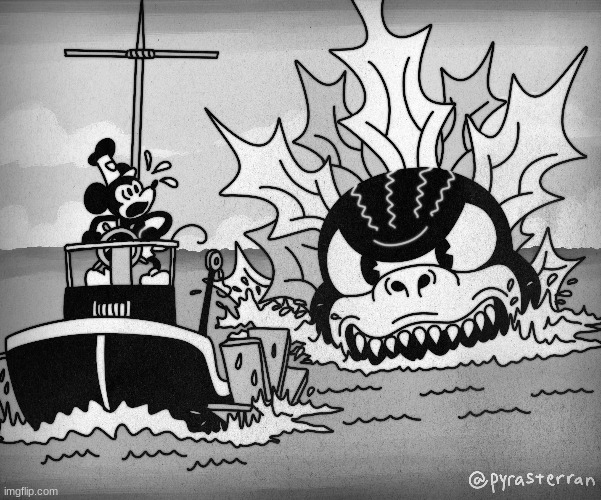 Steamboat Willie -1 (Art by PyrasTerran) | made w/ Imgflip meme maker