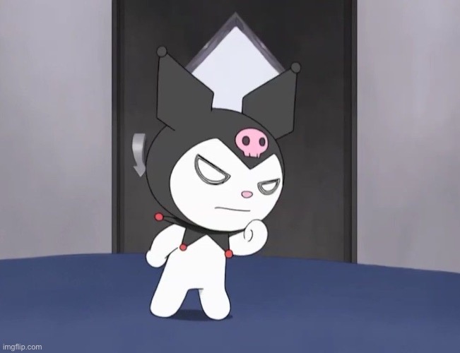 kuromi angry | image tagged in kuromi angry | made w/ Imgflip meme maker