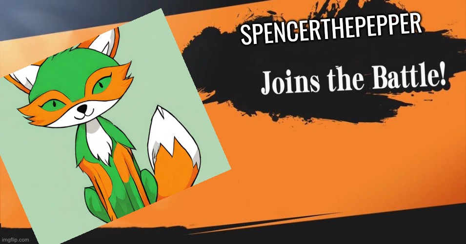I am here | SPENCERTHEPEPPER | image tagged in smash bros | made w/ Imgflip meme maker