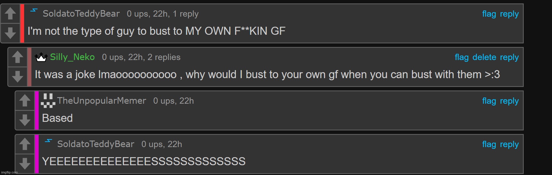Silly_Neko out of context | made w/ Imgflip meme maker