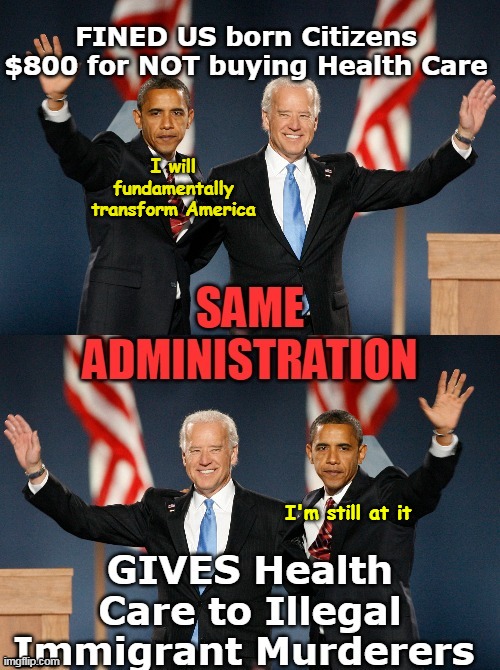 Progressive "Progress" (well, Joe does have more hair) | I will fundamentally transform America; I'm still at it | image tagged in obiden administration meme | made w/ Imgflip meme maker