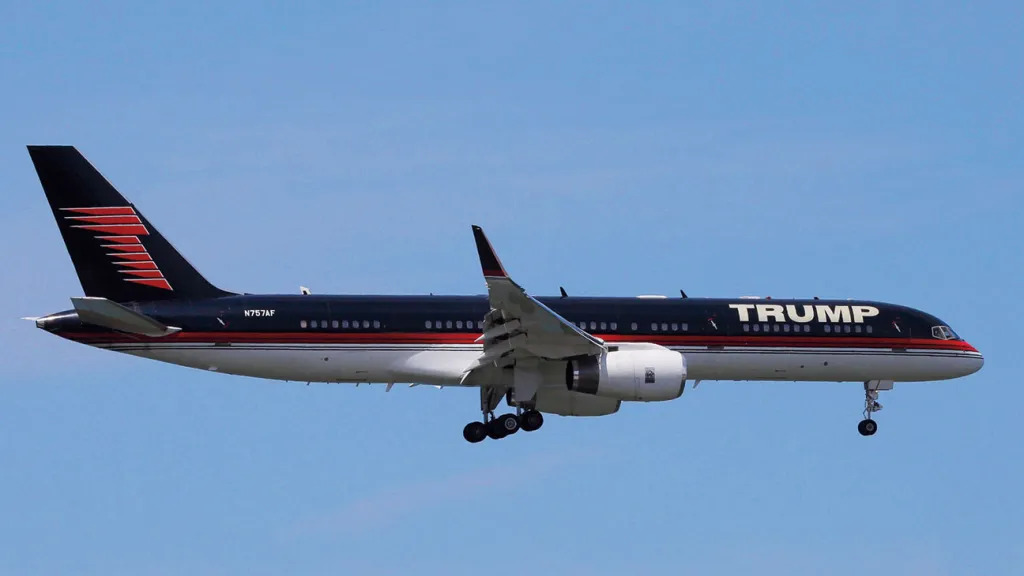 High Quality Trump plane Blank Meme Template