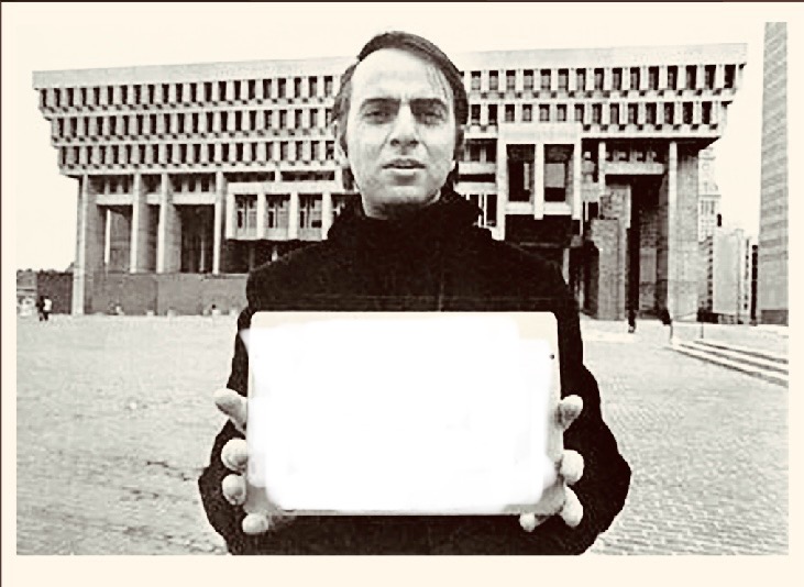 Carl Sagan Sign Blank Meme Template