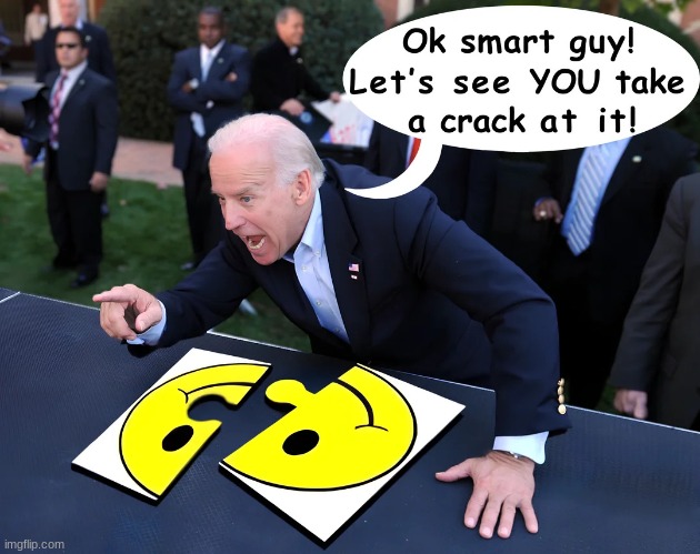 Ok smart guy, let’s see YOU take a crack at it! | image tagged in ok smart guy let s see you take a crack at it | made w/ Imgflip meme maker