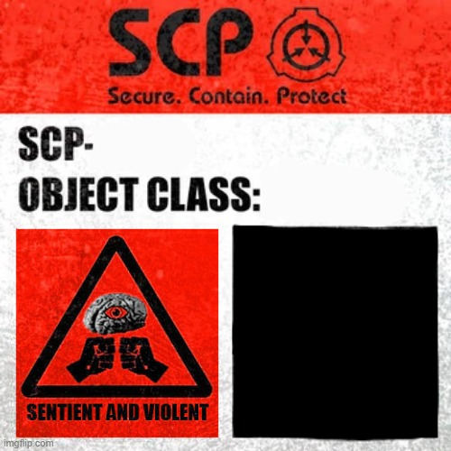 High Quality Scp Keter Label Blank Meme Template