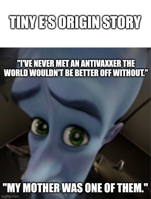 Image tagged in blank white template,megamind peeking