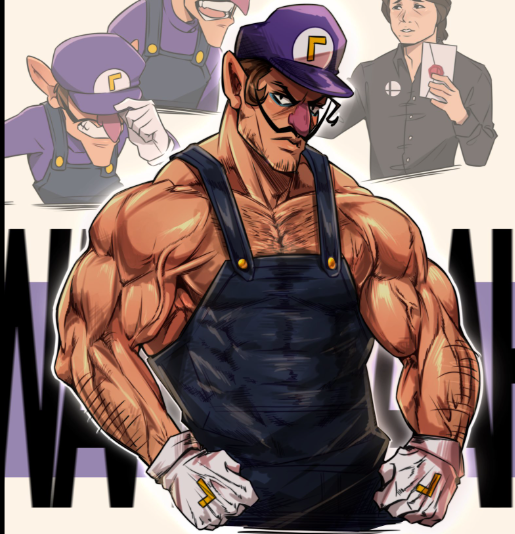 waluigi Blank Meme Template