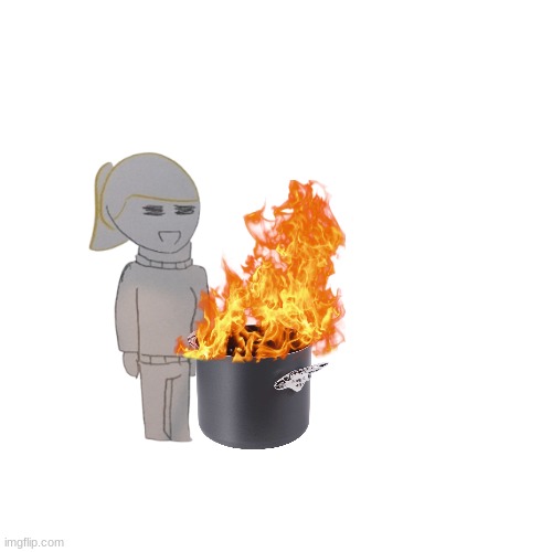 Eren: cooking =v= | image tagged in memes,blank transparent square | made w/ Imgflip meme maker
