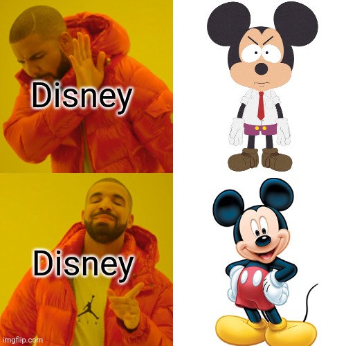 Drake Hotline Bling | Disney; Disney | image tagged in memes,drake hotline bling | made w/ Imgflip meme maker