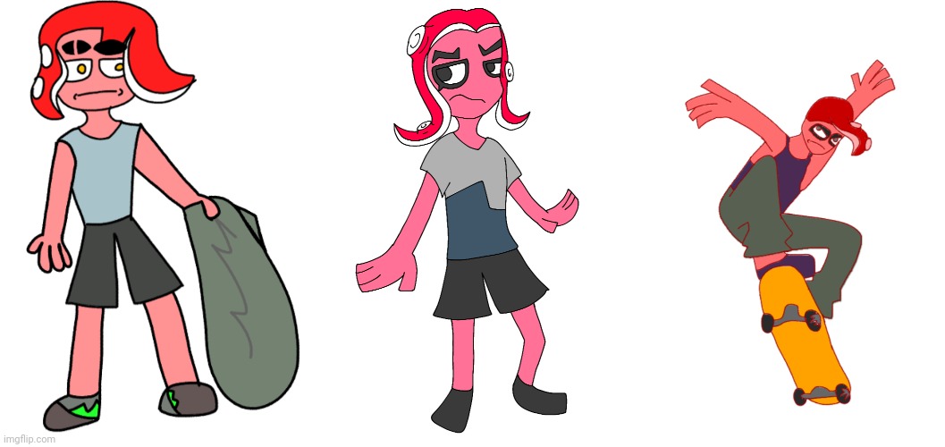 image tagged in moyley,slush,octollie from cellular humor | made w/ Imgflip meme maker