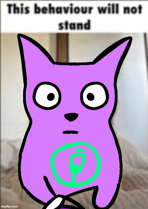 This behavior will not stand Blank Meme Template