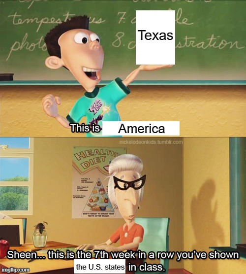 Sheen's show and tell | Texas; America; the U.S. states | image tagged in sheen's show and tell | made w/ Imgflip meme maker