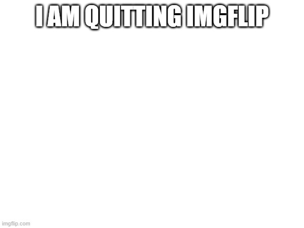 /srs af | I AM QUITTING IMGFLIP; FOR A FEW SECONDS | made w/ Imgflip meme maker