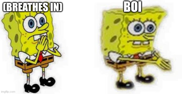 my reaction to this limeimposterboy, unpopular_memer and Cum_master comment section | (BREATHES IN) BOI | image tagged in spongebob inhale boi,msmg,insane,gross | made w/ Imgflip meme maker