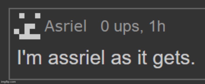 ass | made w/ Imgflip meme maker