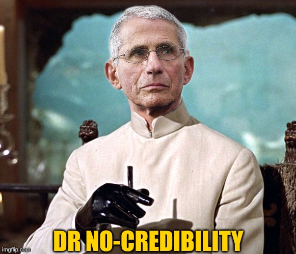 Dr no | DR NO-CREDIBILITY | image tagged in dr no | made w/ Imgflip meme maker