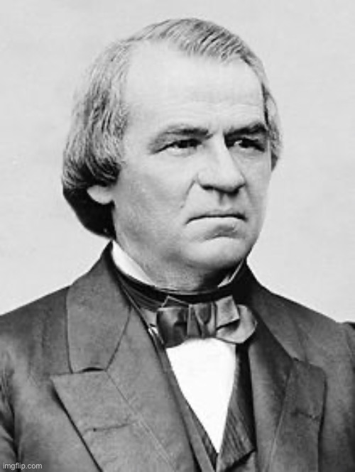 Day 33 of posting U.S. presidents | image tagged in andrew johnson | made w/ Imgflip meme maker