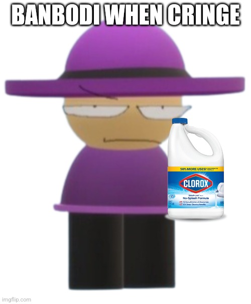 Banbodi but mad | BANBODI WHEN CRINGE | image tagged in banbodi but mad,bleach,cringe,vsbanbodi,dave and bambi | made w/ Imgflip meme maker