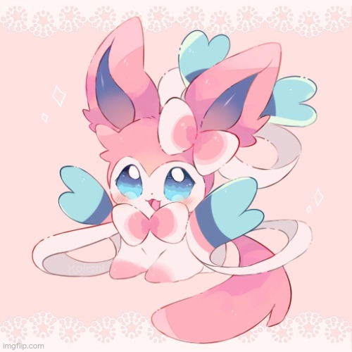 it is loafing very cutely | image tagged in sylveon loaf | made w/ Imgflip meme maker