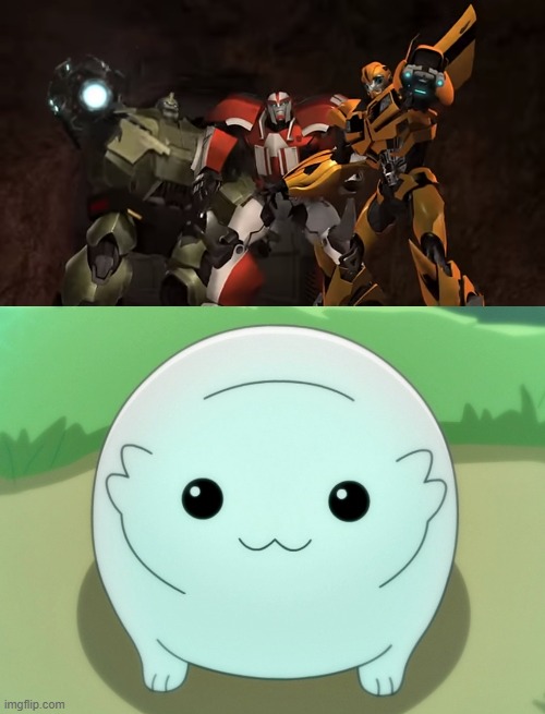We have no Scraplets, but Moopsy did | image tagged in transformers,transformers prime,star trek,funny memes | made w/ Imgflip meme maker
