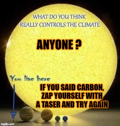 Carbon? Really? | ANYONE ? IF YOU SAID CARBON, ZAP YOURSELF WITH A TASER AND TRY AGAIN | image tagged in carbon really | made w/ Imgflip meme maker