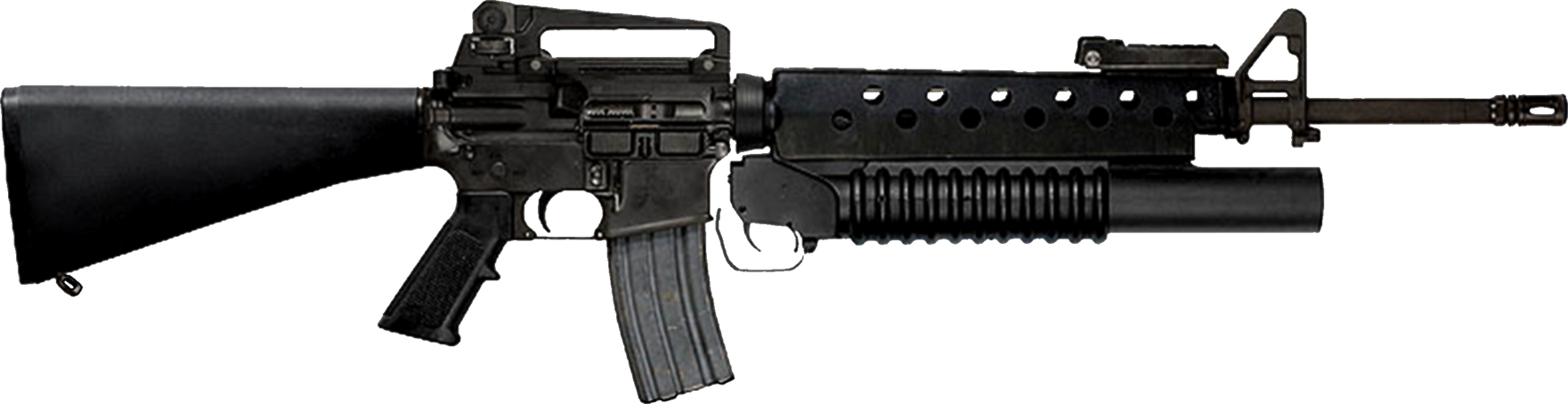 Colt M16A3/A4 (With M203) (Second ver.) Blank Template - Imgflip